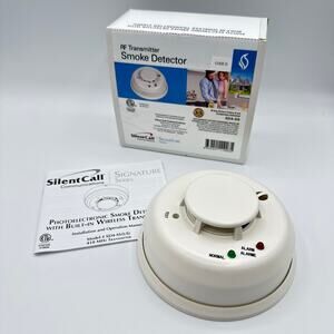 Silent Call Signature Series Smoke Detector with Transmitter model SD4-SS